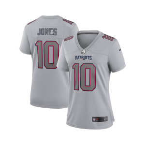 Женское джерси mac jones grey new england patriots atmosphere fashion game jersey Nike, серый