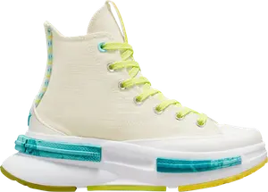 Кроссовки Converse Run Star Legacy CX High Mi Gente Capsule - Natural, белый