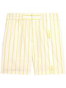 Jacquemus шорты в полоску, желтый