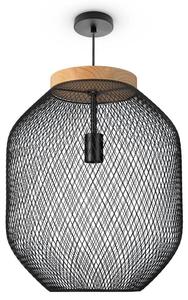 Подвесной светильник Paco Home Trapu L, черный - сталь - 40 x 48 x 40 см