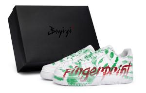 Кроссовки Air Force 1 для скейтбординга унисекс с низким верхом, зеленый/красный Nike