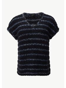 Comma Вязаный жилет цвета 59X0_navy