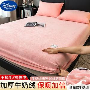 Disney Простыня на резинке 200х220 см, флис, цвет Bubao - Light Jade, антистатик, не скатывается