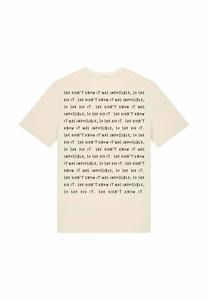 Футболка с принтом IMPOSSIBLE BACK HEAVYWEIGHT Mira Paris, слоновая кость