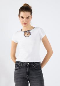 Футболка Even&Odd Print T-shirt, White