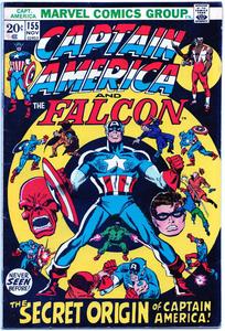 Captain America No. 155 (Vol. 1, 1972) "The Incredible Origin of the Other Captain America" (Marvel Comics)