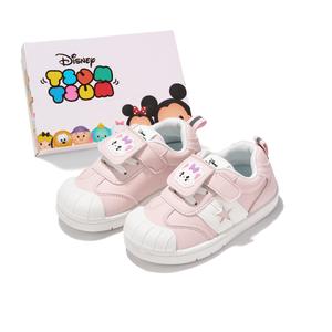 Низкие кроссовки Song Series с амортизацией, противоскользящие, с защитой от ударов, для младенцев и малышей Disney, розовый/зеленый