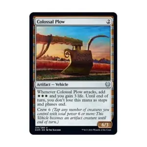 CCG Колоссальный плуг (U), MTG - Kaldheim
