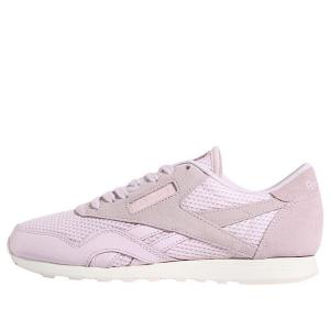 Кроссовки cl nylon mx pink Reebok, розовый
