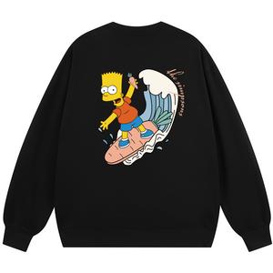 Свитшот унисекс The Simpsons, стальной серый