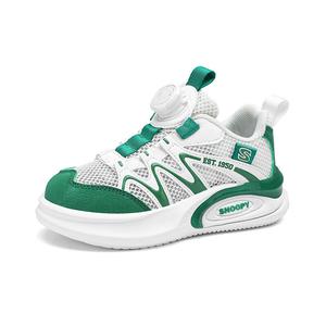 Детская повседневная обувь для детей, кроссовки, кроссовки Snoopy, зеленый