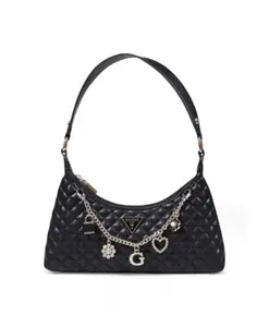 Сумка через плечо Everlee с аппликацией в виде подвески Guess, черный