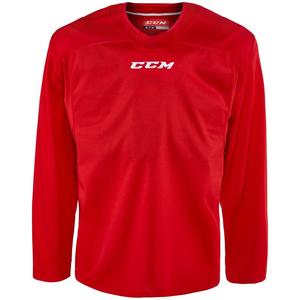 CCM Тренировочная хоккейная майка Canadian Brand New 6000, красная и белая, детский размер (до 130 см)