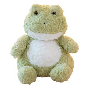 Милый ленивый лягушонок маленький енот плюшевые кошки кукла плюшевая игрушка высота 25см/35см MLING, Little Frog