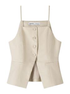 Блузка Bershka, бежевый