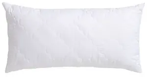 Подушка из микрофибры "мой дом", наполнитель: шарики из регенерированного полиэстера, чехол: обычная микрофибра, тонкий батист, (1 шт.) My home 80х80 см, белый