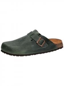 Мюли Bioline Clog Leather Lico, зеленый