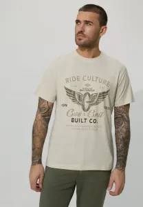 Футболка с принтом mit спереди Street One Men, Beige