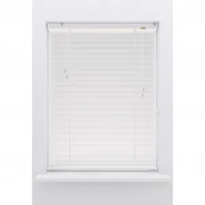 Жалюзи для моего дома «Амалия», (1 шт.), ламели шириной 50 мм из матового алюминия, с приводом от шнура My Home, цвет weiß + weiß + weiß