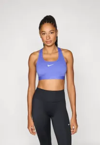 Спортивный бюстгальтер без подкладки, средней степени поддержки. Nike Performance, Sapphire/White