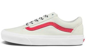 Кроссовки для скейтбординга Old Skool унисекс с низким верхом, белые/розовые/красные Vans