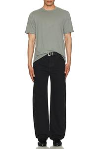 Футболка с коротким рукавом Saint Laurent, Gris Vert Blanchi