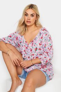 Блузка в стиле бохо Yours, белый