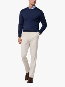 Свитер из мериносовой шерсти и шелка Hackett London, Navy