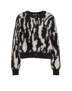 Вязаный кардиган WE Fashion, черный