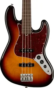 Fender American Professional II Jazz Bass без ладов. Гриф из розового дерева, распыление 3-Color Sunburst