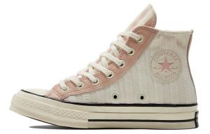 Кеды Converse Chuck Taylor All Star 70 Hi Striped Terry Cloth Egret Pink Clay Women's
