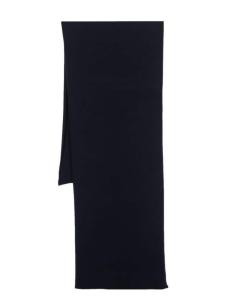 Кашемировый шарф в рубчик Drumohr, синий