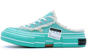 Кроссовки для скейтбординга унисекс низкие зеленые Xvessel