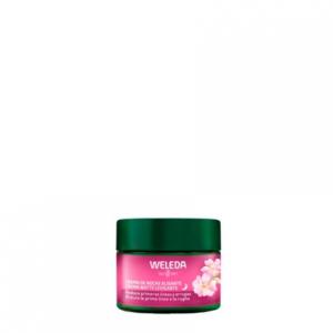 Ночной разглаживающий крем с шиповником и белым чаем 40 мл Weleda