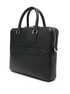 Портфель из шагреневой кожи Aspinal Of London, черный