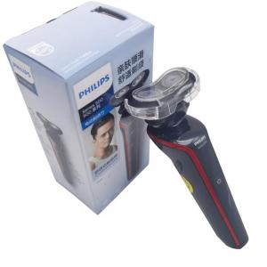 Роторная бритва S556 / с двумя лезвиями, полностью моющаяся, многофункциональная, для домашнего использования PHILIPS, черный