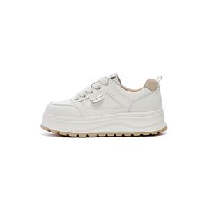 ST&SAT Женские легкие низкие скейтерские крюссовки с верхом из коричневой кожи, цвет Brown Leather Upper