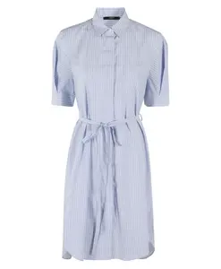 Полосатое хлопковое платье Seventy, синий