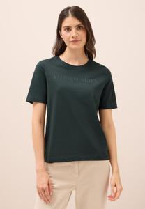 Футболка Cecil MIT WORDING ARTWORK, Grün/Green