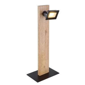 Светодиодная настольная лампа, дерево, черный, коричневый, H 45 см Globo Lighting, белый
