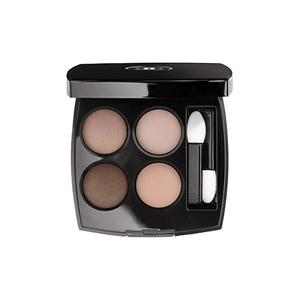 CHANEL Тени для век пудровые, ограниченная серия, четыре цвета, легко растушевываются, стойкие, ivory white, lilac, mocha pink, 2г