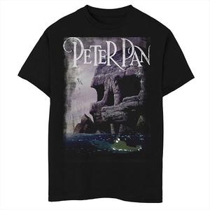Футболка с принтом Peter Pan Classic Scenery Croc & Skull Rock для мальчиков 8-20 husky Disney