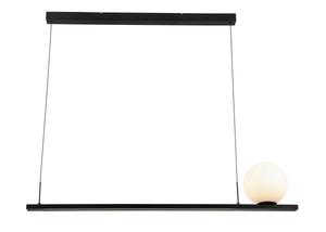 Светодиодный подвесной светильник Alan 120/20/200 см Dieter Knoll, черный