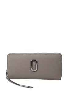 Кошелек на молнии с логотипом Marc Jacobs, серый