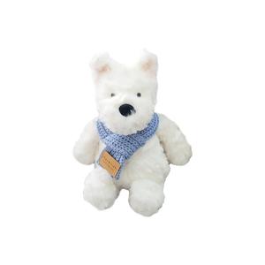 Плюшевая кукла Вест Хайленд Уайт Терьер 25 см высота Tak Bebe, синий
