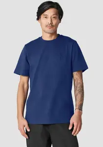 Рубашка оверсайз BMW с вышитым логотипом на груди, синий