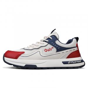 Sportful Низкие скейтерские кроссовки мужские бежево-красно-синие, цвет Beige Red Blue