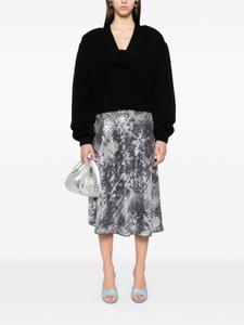 Юбка миди Араминта DVF Diane von Furstenberg, черный