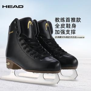 HEAD Коньки для фигурного катания F600pro black, усиленная поддержка, кожа, размер 35