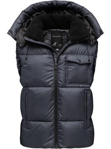 Amaci&Sons Стеганый жилет HOBOKEN темно-синего цвета